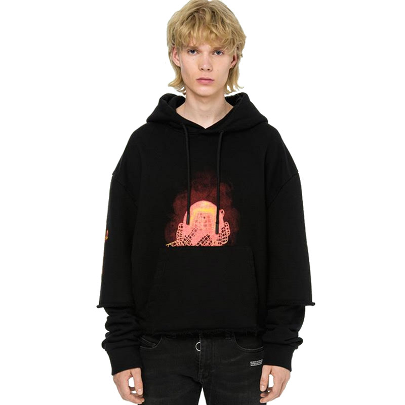 Off white hands and planet hoodie sale