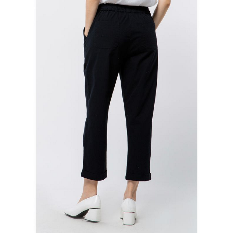 trousers with buckle belt