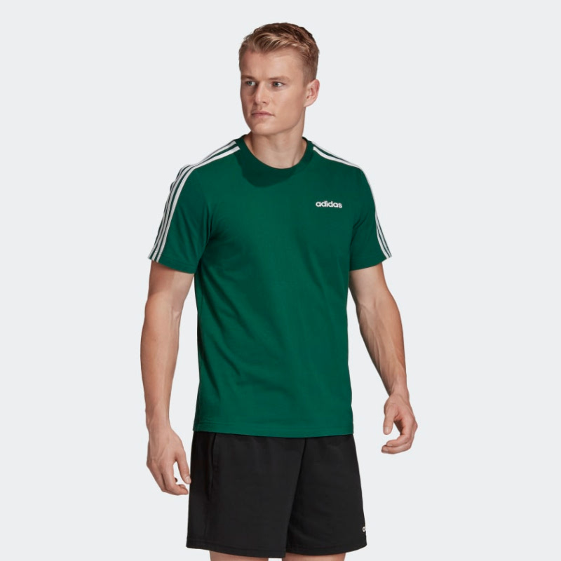 adidas 3 stripe green