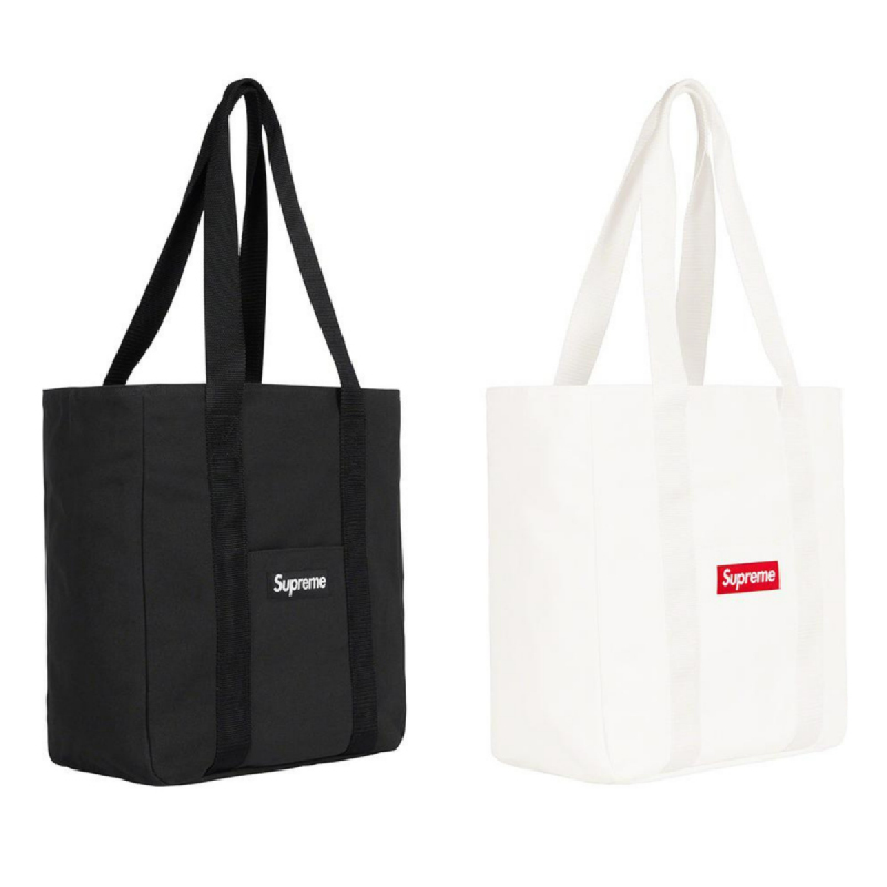 supreme white tote bag