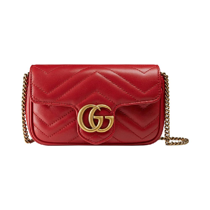 gucci marmont small shoulder bag red