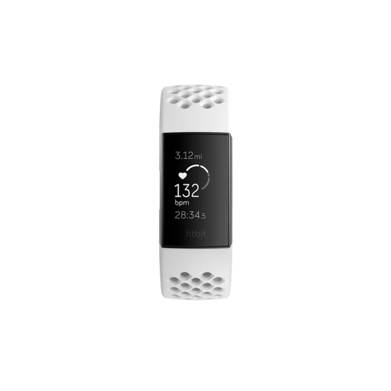 Fitbit charge 3 discount frost white sport