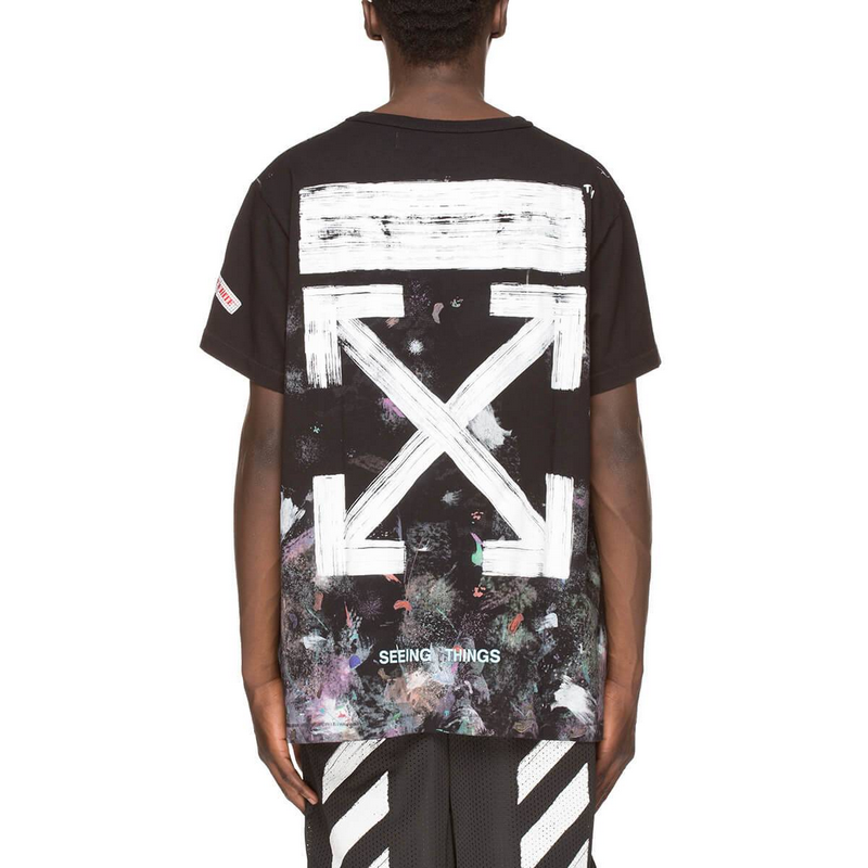 OFF WHITE Galaxy Brushed Tee - Black | iStyle