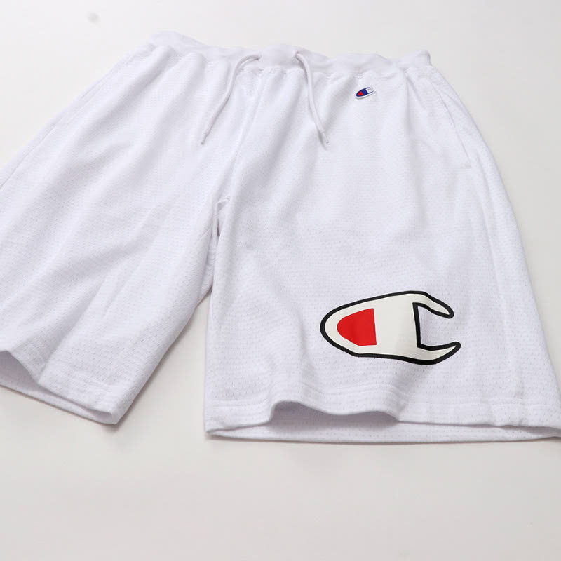 champion shorts white