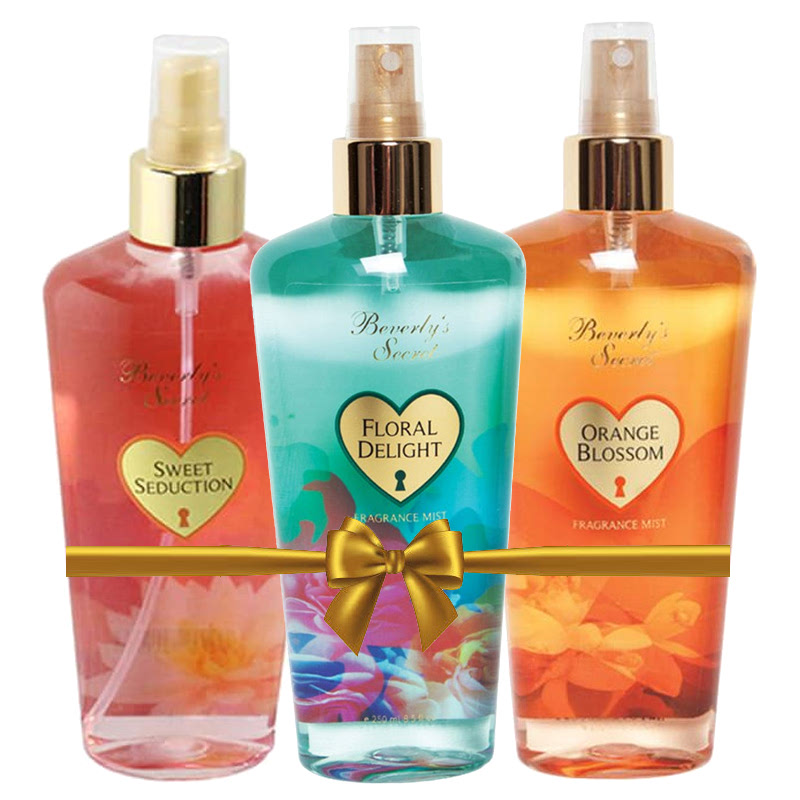 Beverly Secret Floral Delight 250ml Orange Blossom 250ml Sweet Seduction 250ml