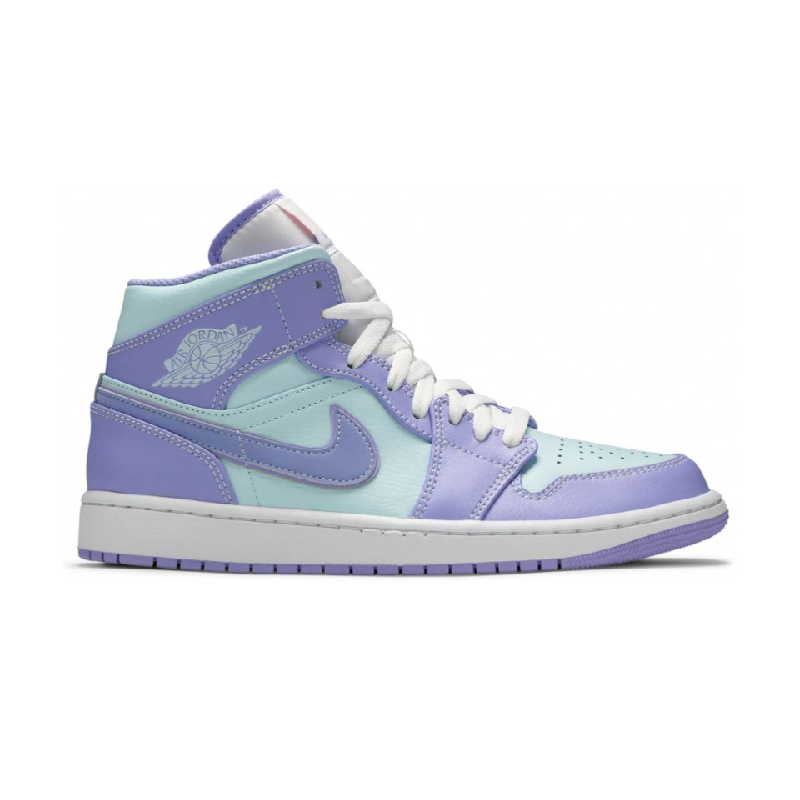 purple aqua jordan 1 mid