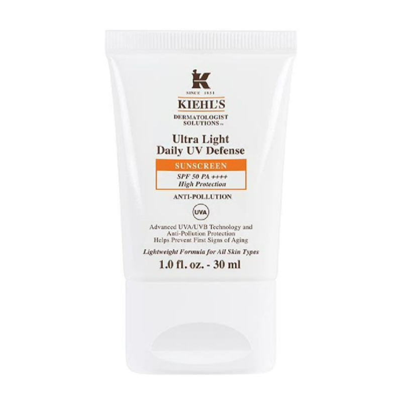 kiehls ultra light daily uv defense anti pollution spf50