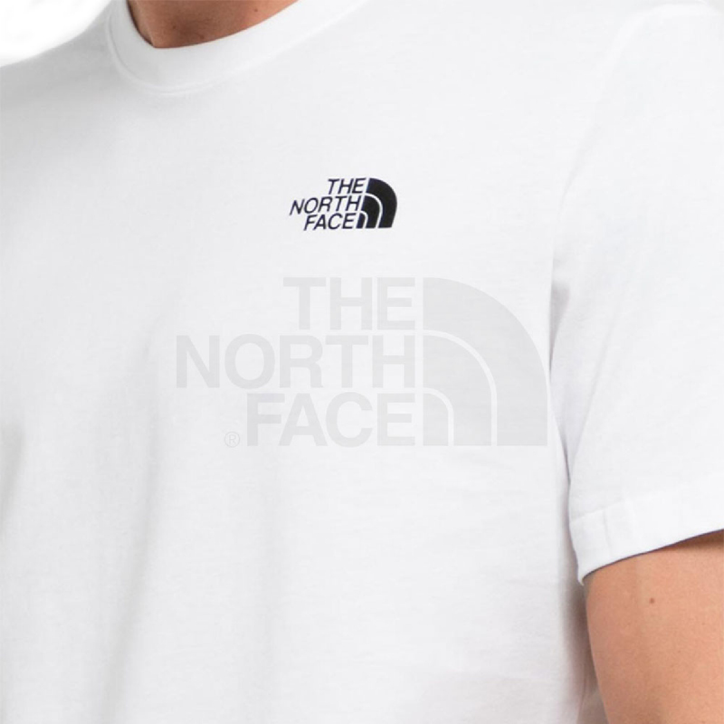 white north face tee