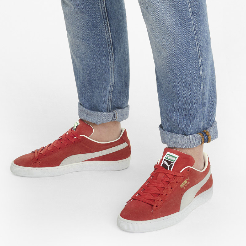 red white blue puma shoes