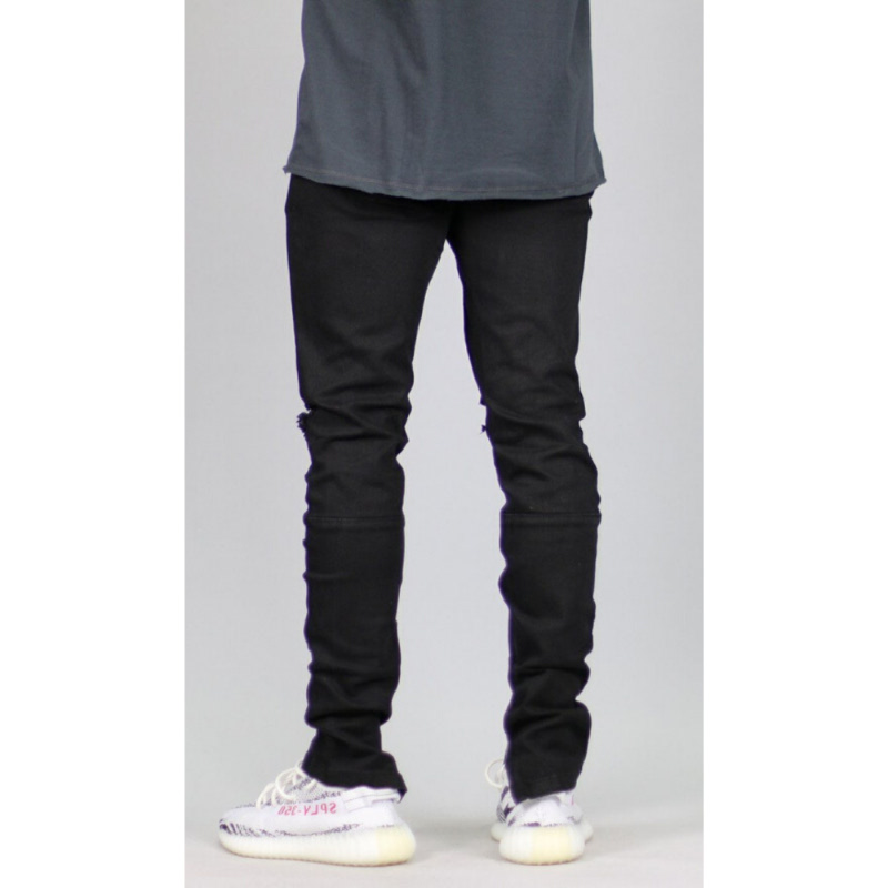 hyper denim black nate zipper pants