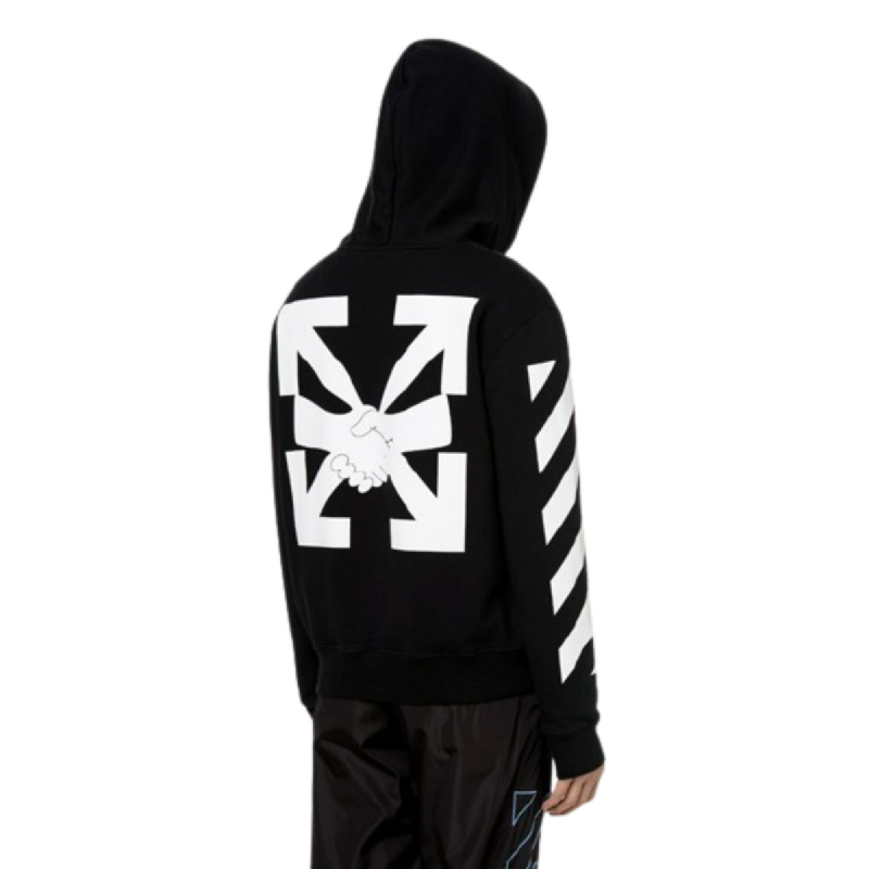 off white black agreement hoodie