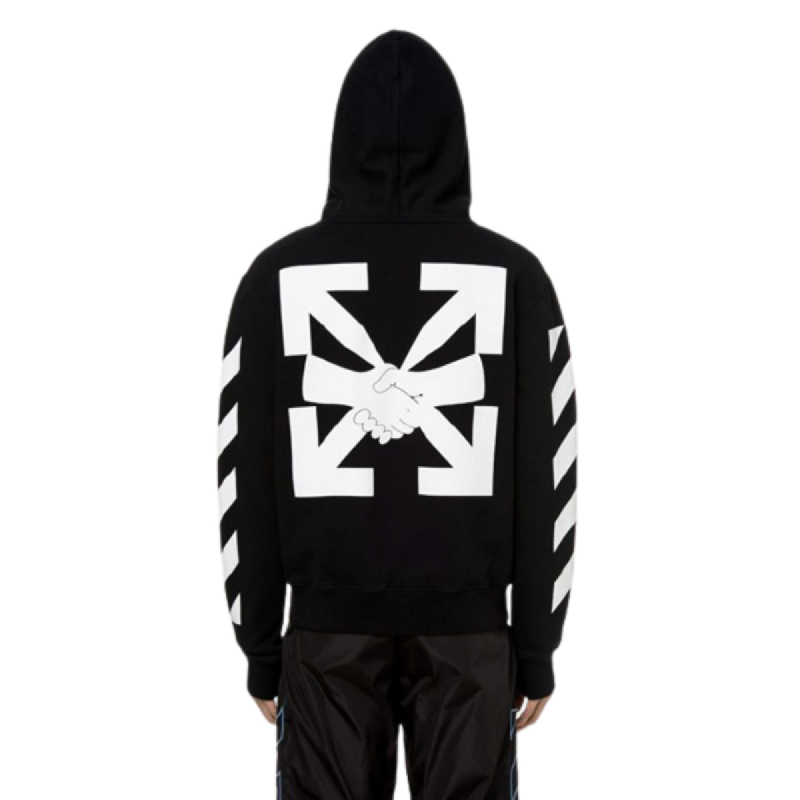 off white black agreement hoodie