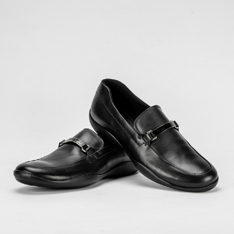 prada buckle loafer