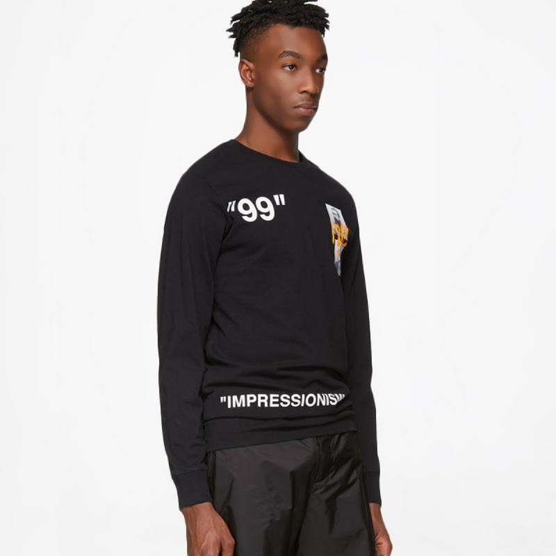 mens off white long sleeve