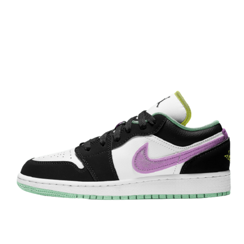 nike black white purple