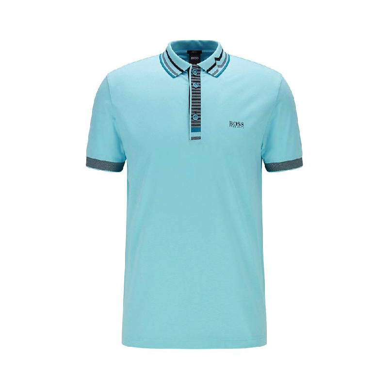 hugo boss turquoise polo