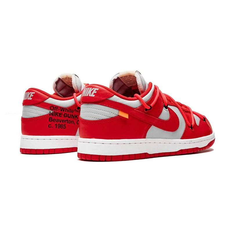 nike off white red dunk