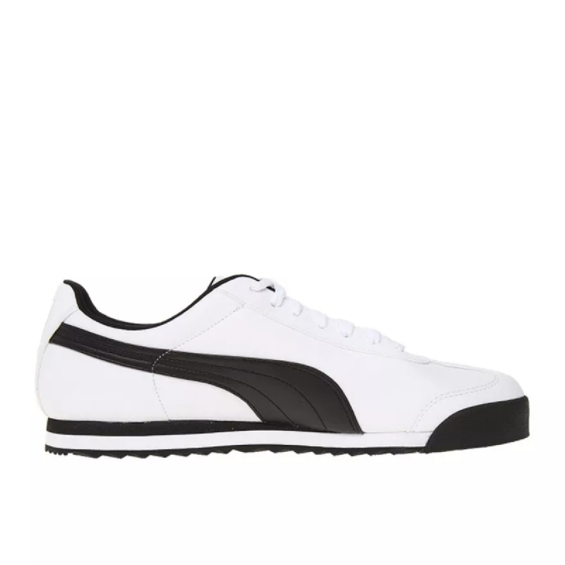 puma roma white black