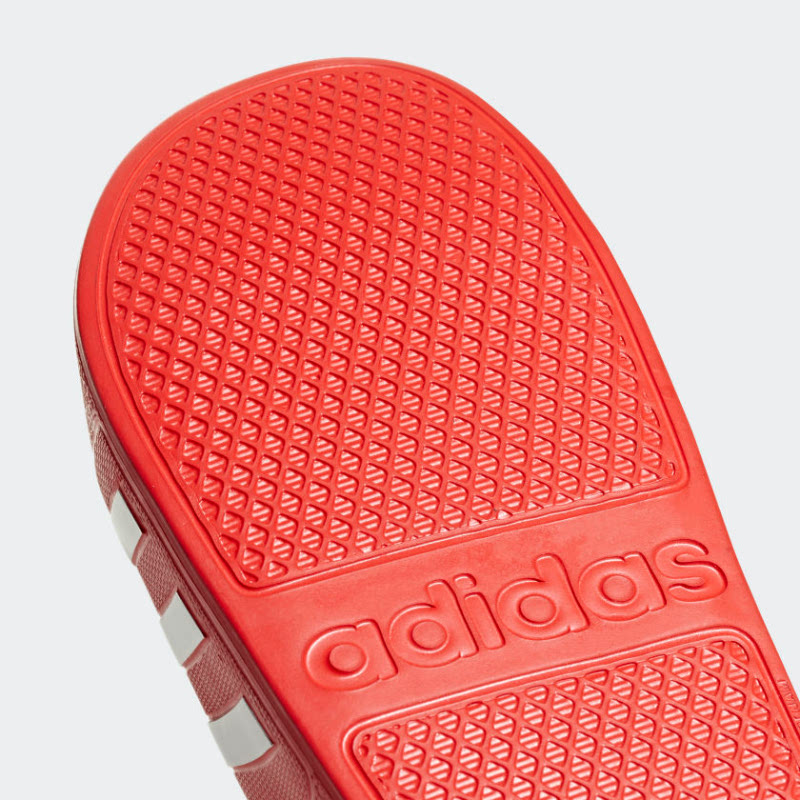 adidas aqua slides red