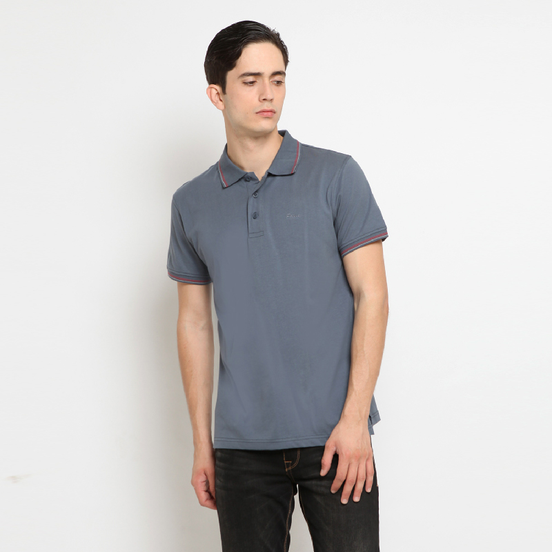 denim polo shirt short sleeve