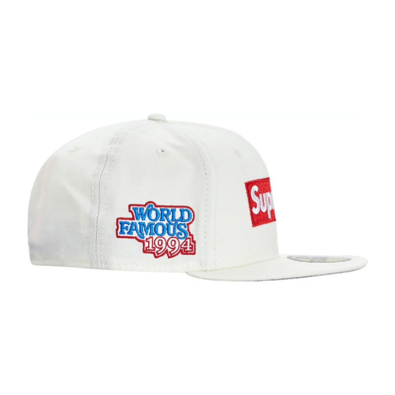 fitted cap with side patch