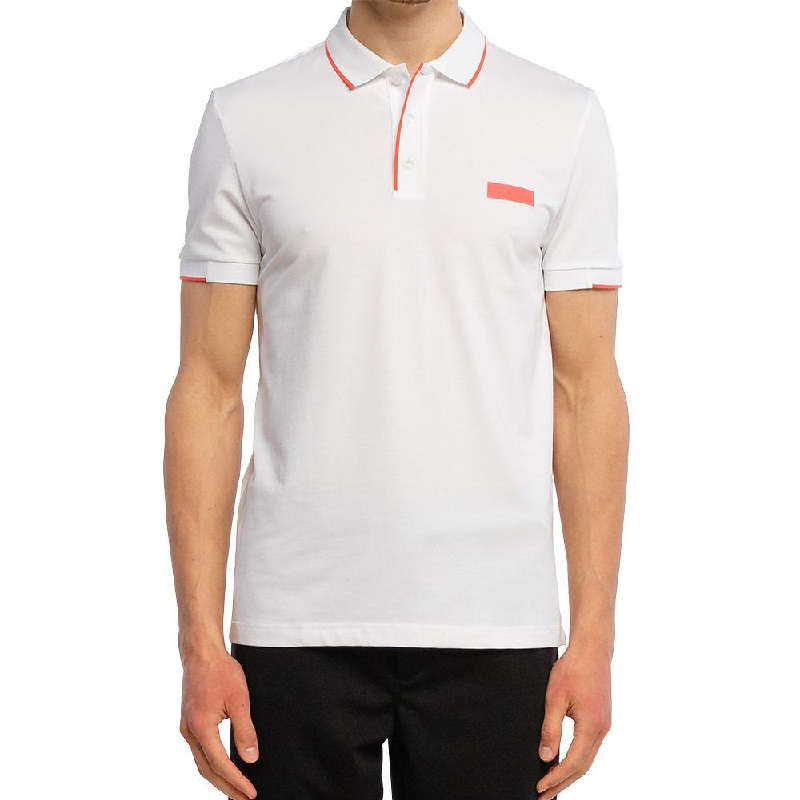 hugo boss white polo