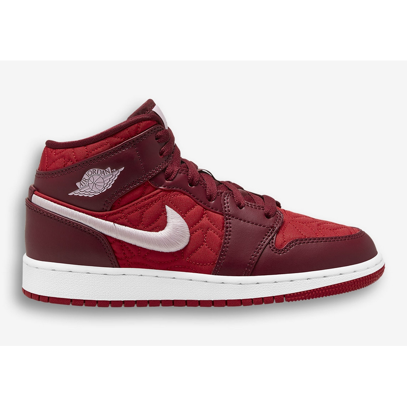 jordan 1 mid se red quilt