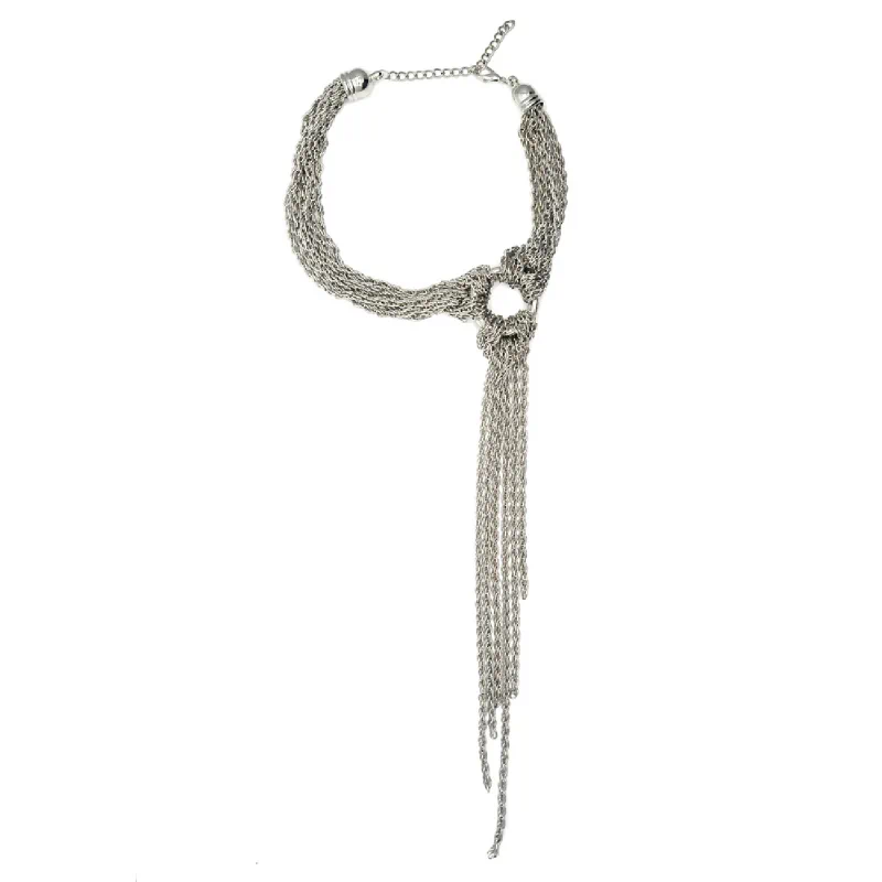 Beauty Accessories Kalung Luna Chain Fashion Necklace Silver Istyle