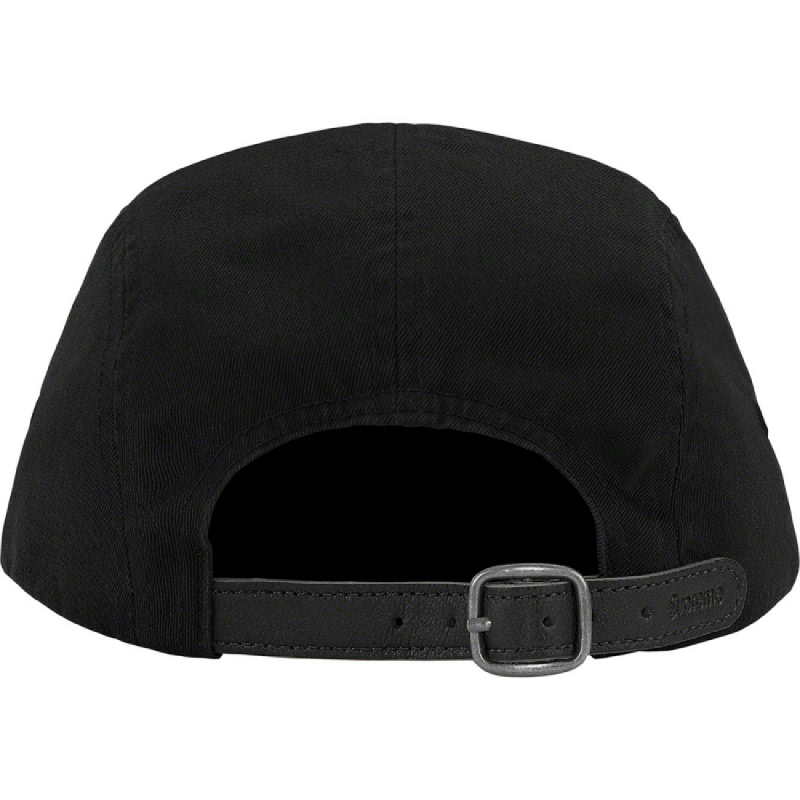 supreme wool camp cap black