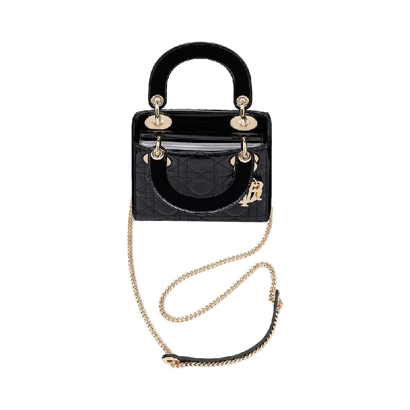 mini dior black bag