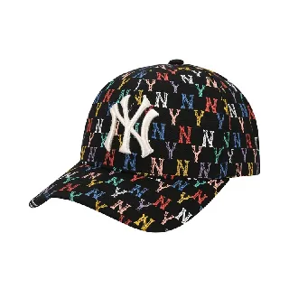 MLB Classic Monogram Rainbow Hoody Bag NY Yankees Black