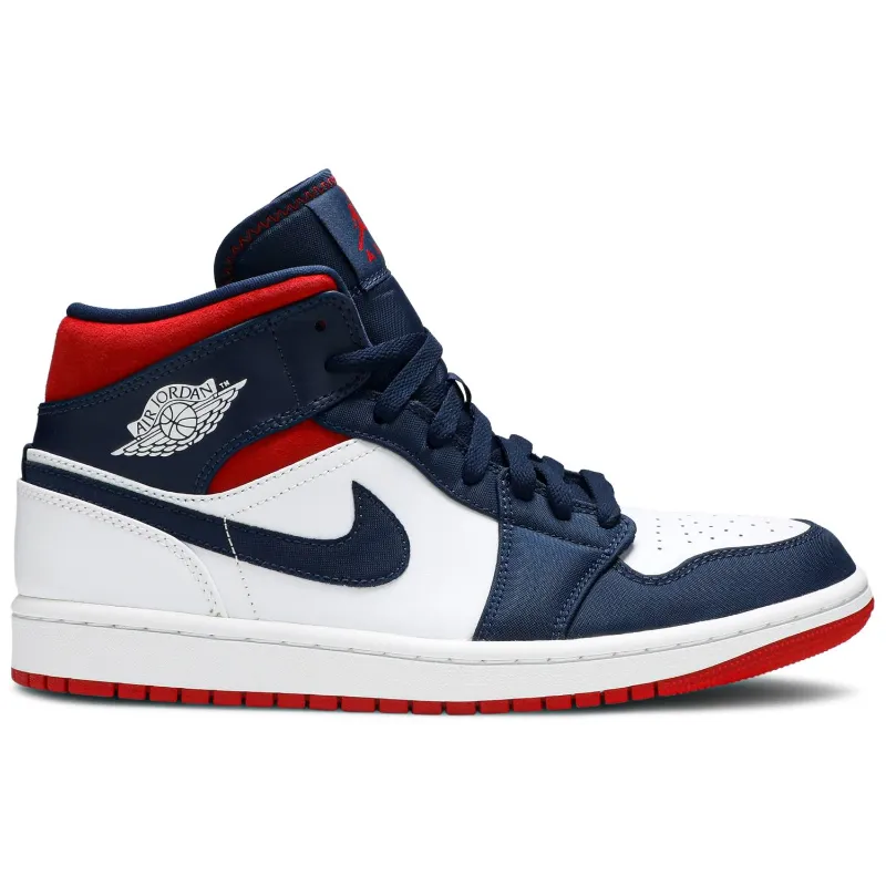 Nike Air Jordan 1 Mid USA Unisex Sneakers 852542-104 | iStyle