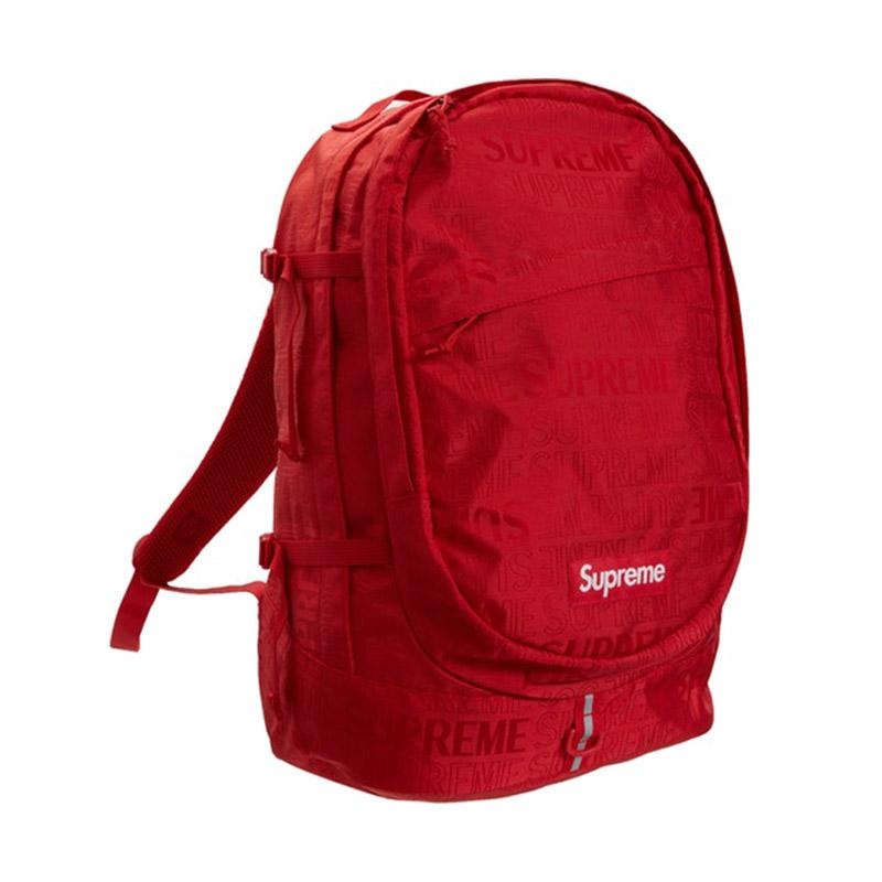 supreme backpack red