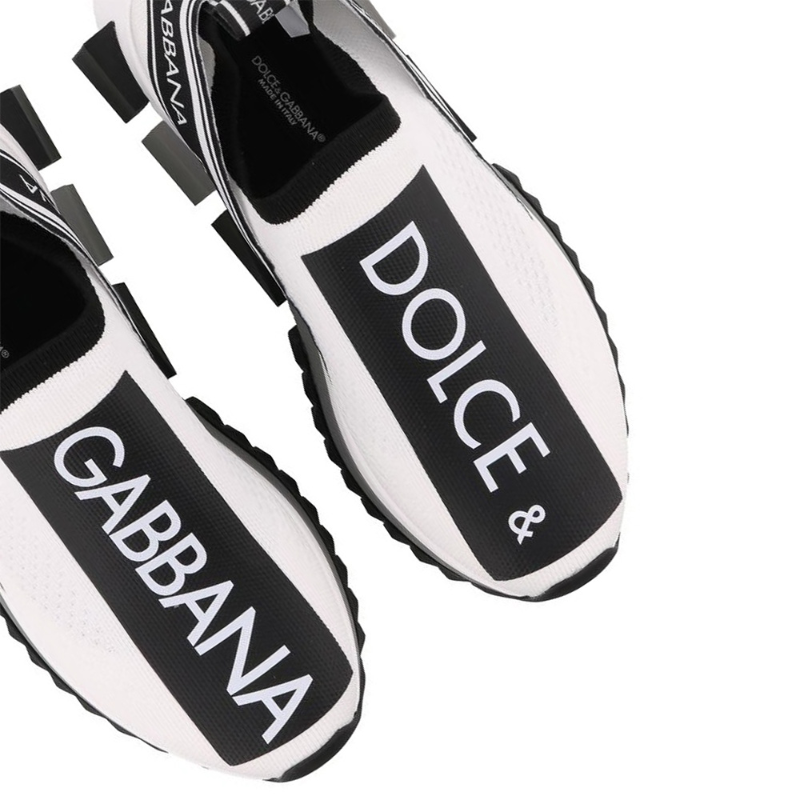 dolce and gabbana branded sorrento sneakers