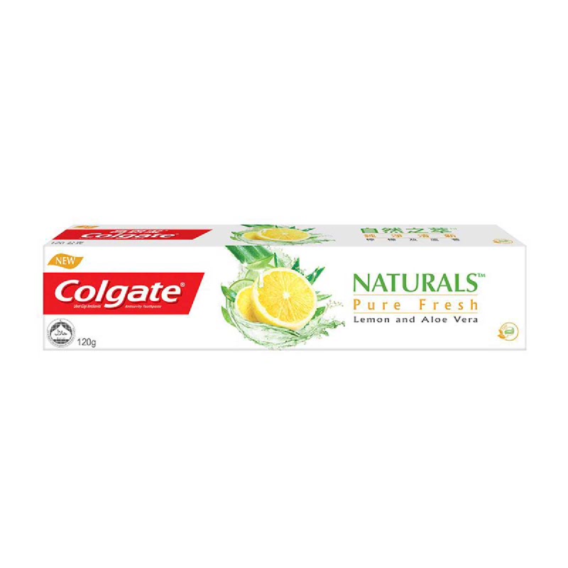 colgate aloe vera and lemon toothpaste