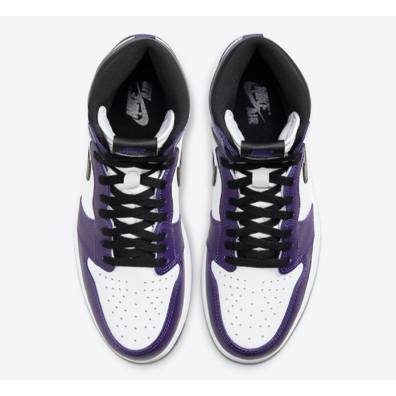 white and purple 1's