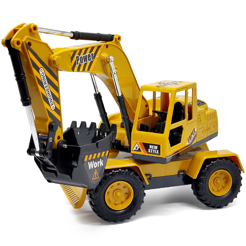 excavator digging toy