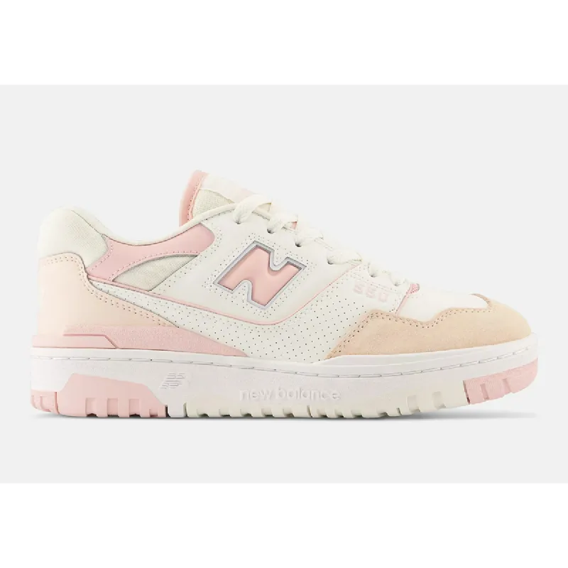 new balance white with pink