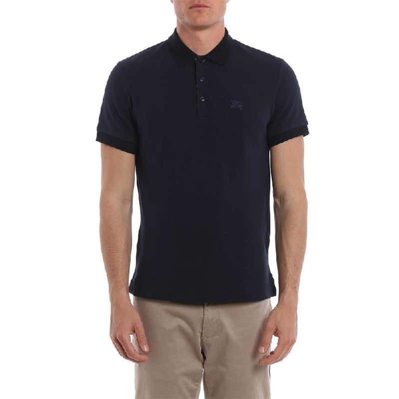 short sleeve cotton polo shirt