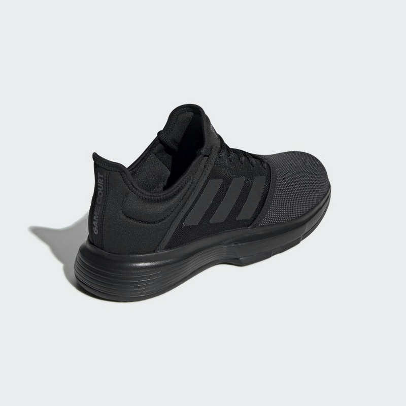 adidas gamecourt black men's shoe