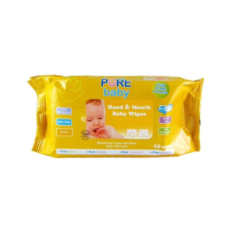 Pure baby hand and mouth store baby wipes