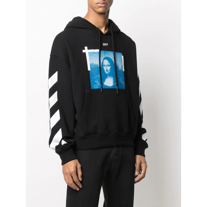 off white blue mona lisa hoodie