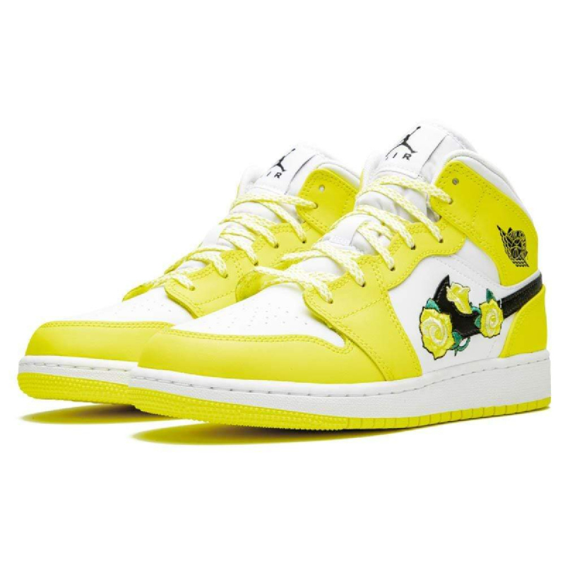 air jordan 1 mid gs dynamic yellow