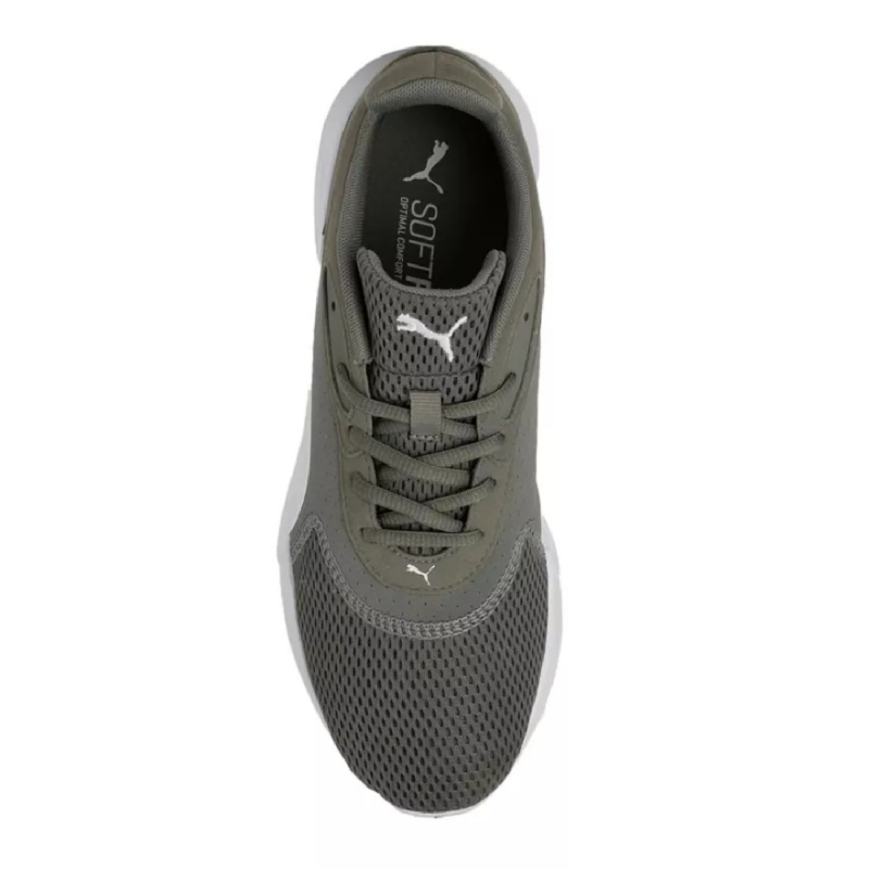 puma men grey running shoes