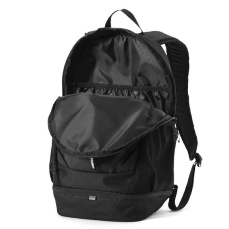 puma unisex black solid backpack