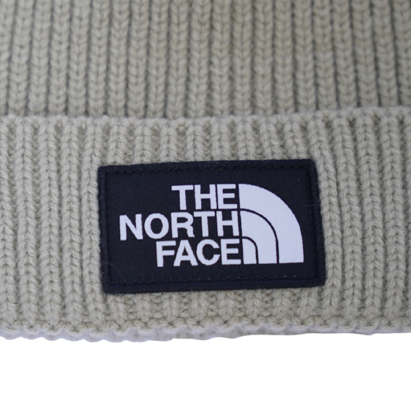north face beanie logo