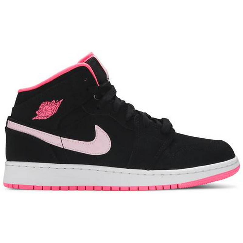 Jordan 1 Mid Black Digital Pink | iStyle