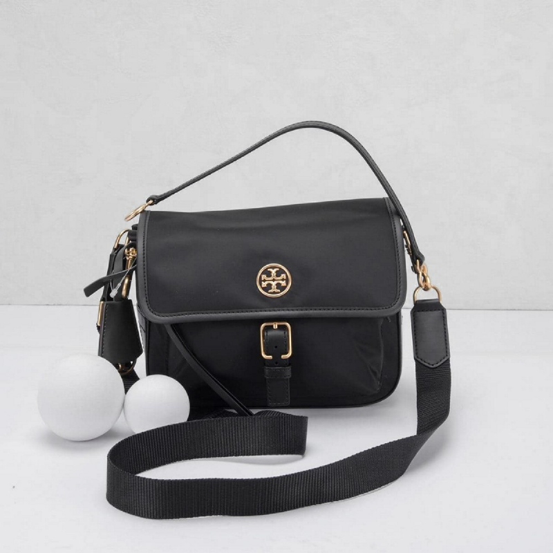 Tory Burch Piper Nylon Crossbody Bag Black Ghw | iStyle