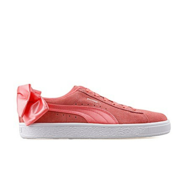 puma basket bow pink