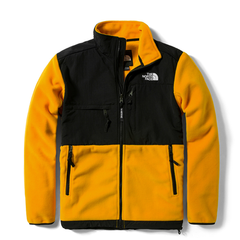 yellow denali north face